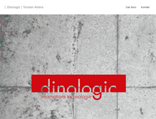 Tablet Screenshot of dinologic.de